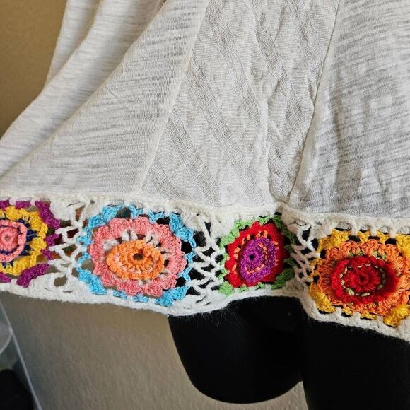 Sloane Rouge Crochet Accented Tank Top - Picture 3 of 7